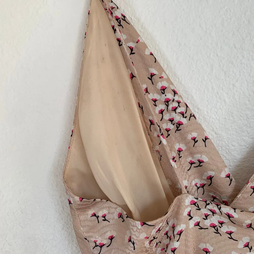 Acler Vales Floral Blossom Print Midi Dress Pink Size 2 - Image 11