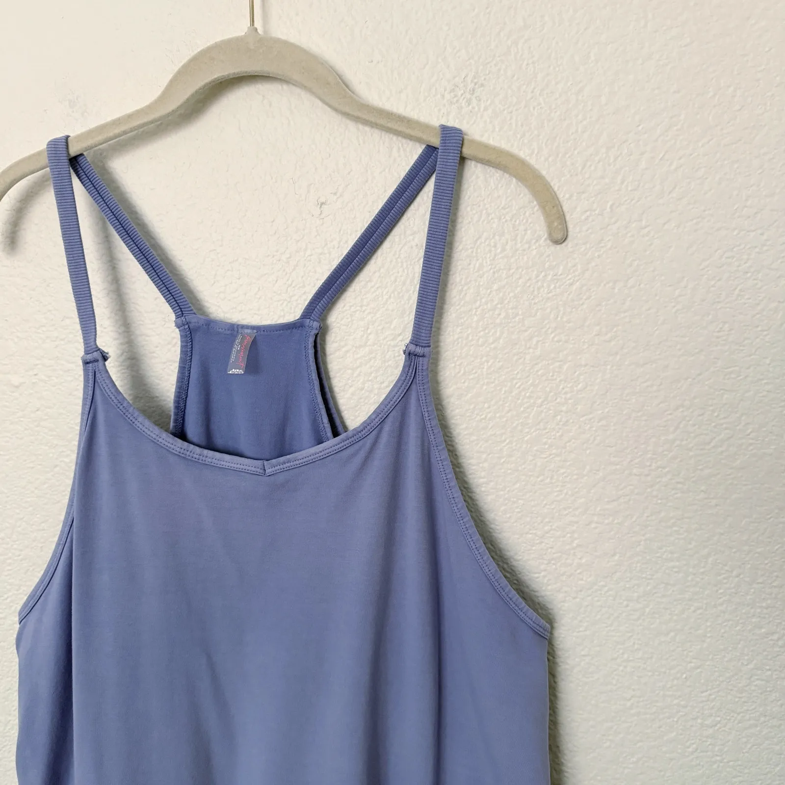 [Free People] FP Movement Light Blue Hot Shot Racerback Mini Dress Sz Medium M - Image 5