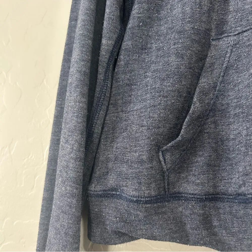 Abercrombie & Fitch Blue Zip Up Hoodie Soft Lightweight Medium Womens Normcore - Image 3