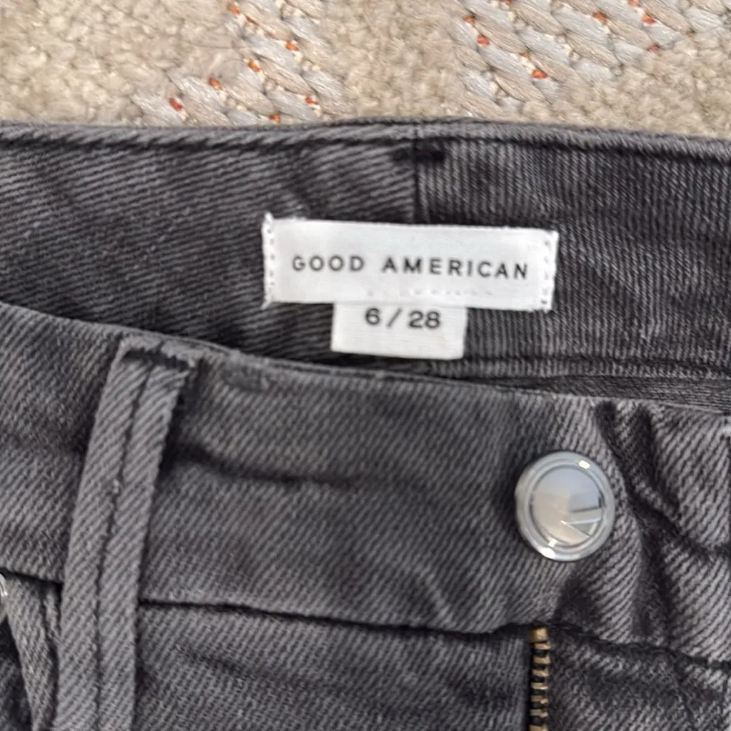 Good American Women's Good Classic Raw Hem Slim Jeans - Image 3