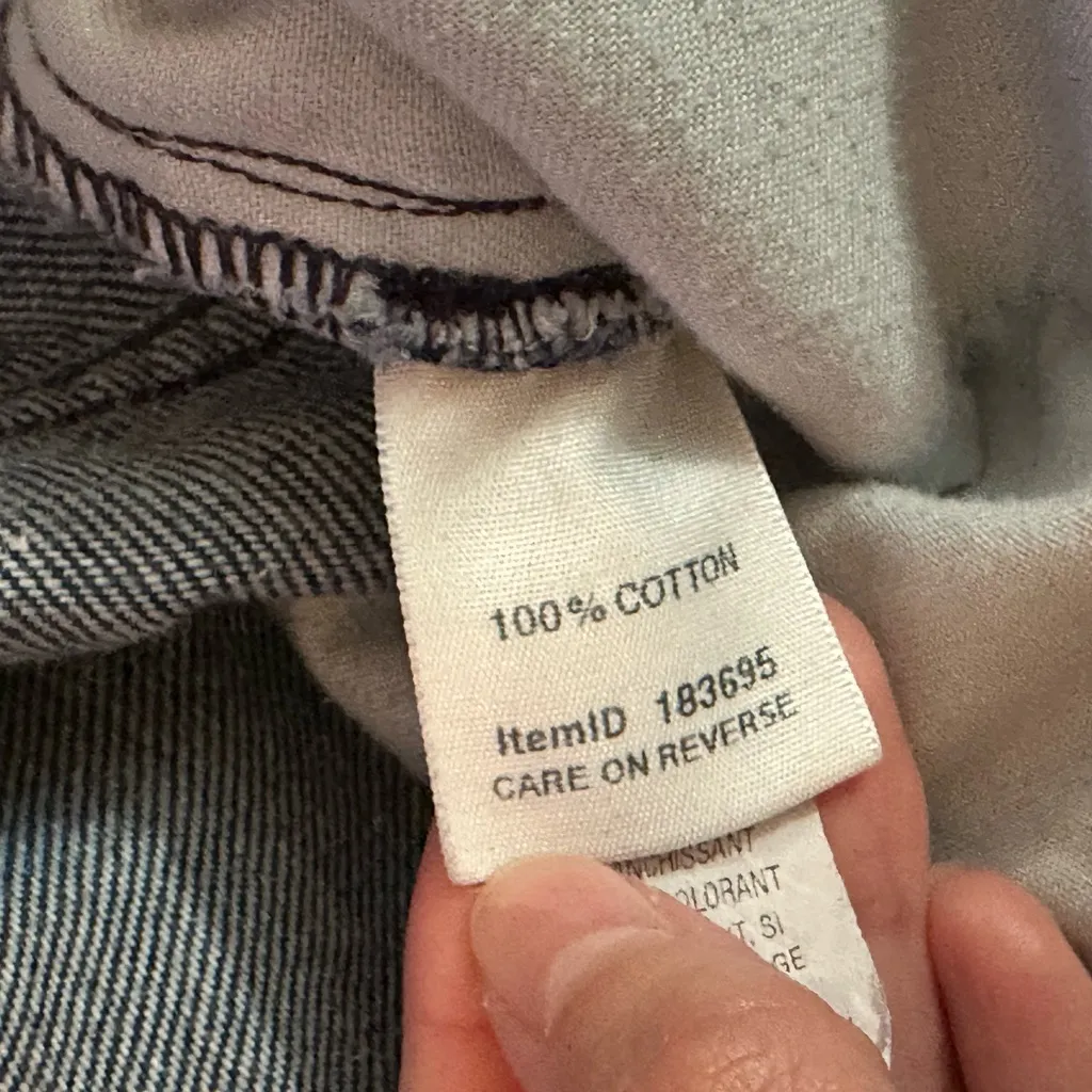 LL Bean Original Fit Relaxed stretchy waist lined Jeans size 12 - Image 7