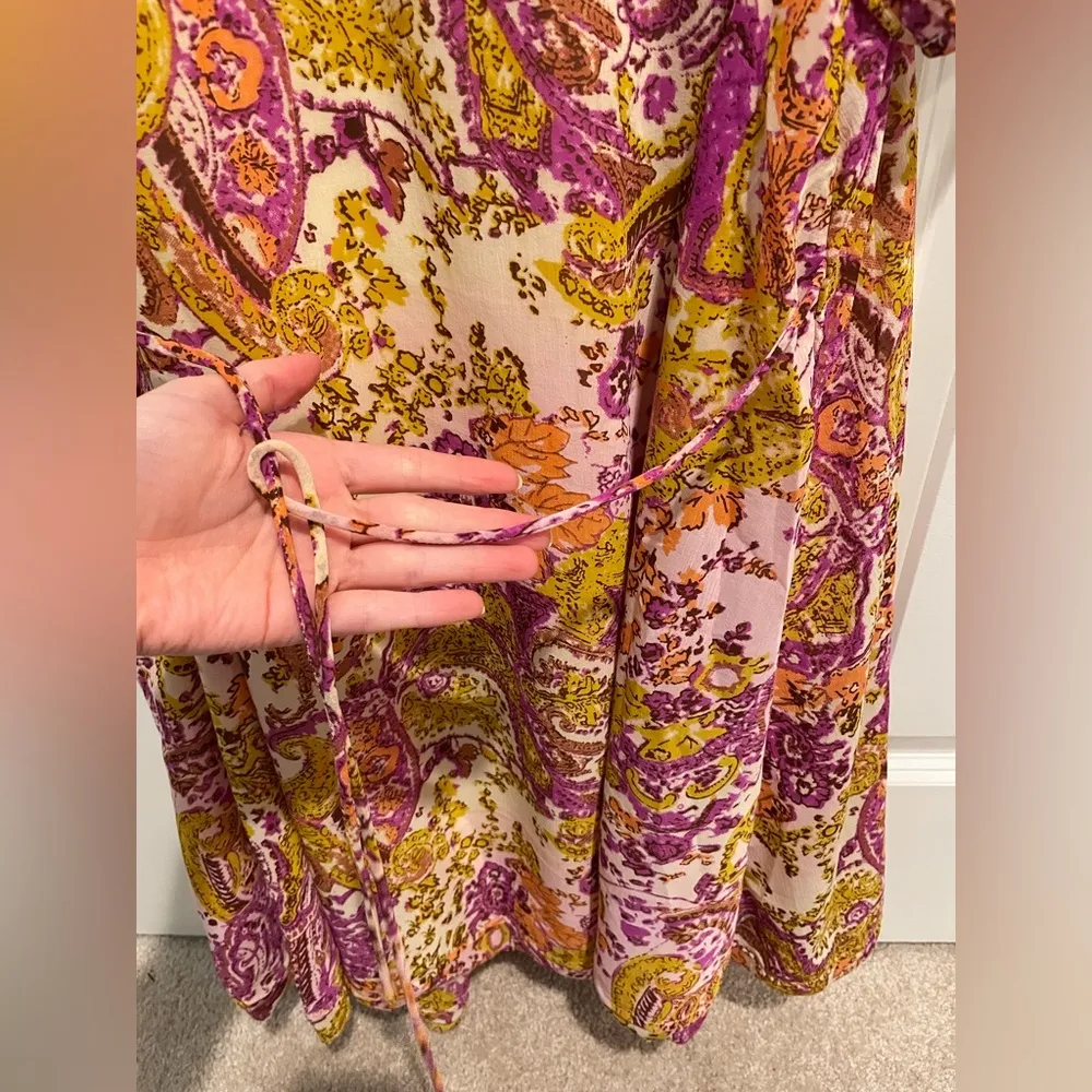 NWT Urban Outfitters Printed Babydoll Dress Size M - Image 4