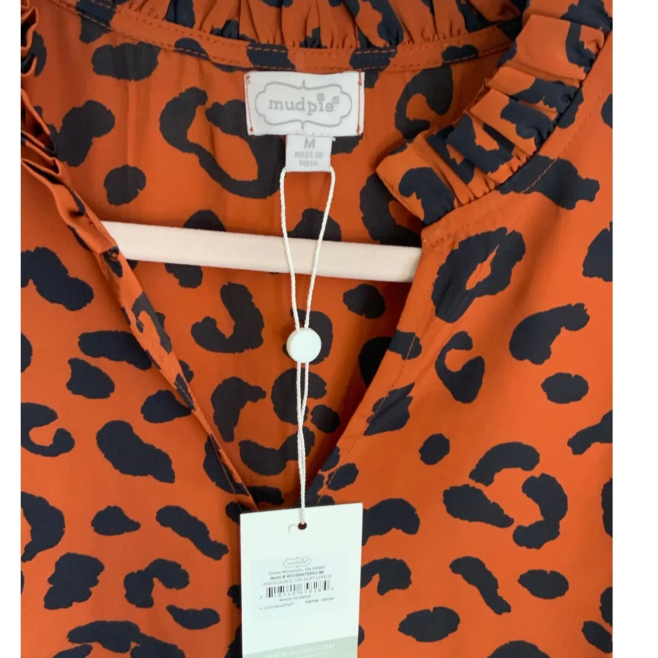 Mud Pie  Peplum Top NWT size‎ medium - Image 2