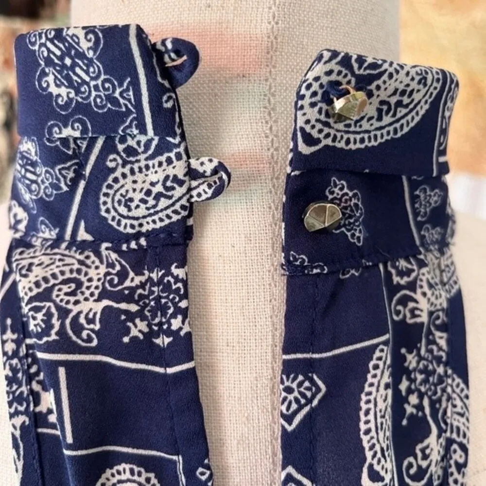 Sienna Sky Blue Patchwork Top - Image 4