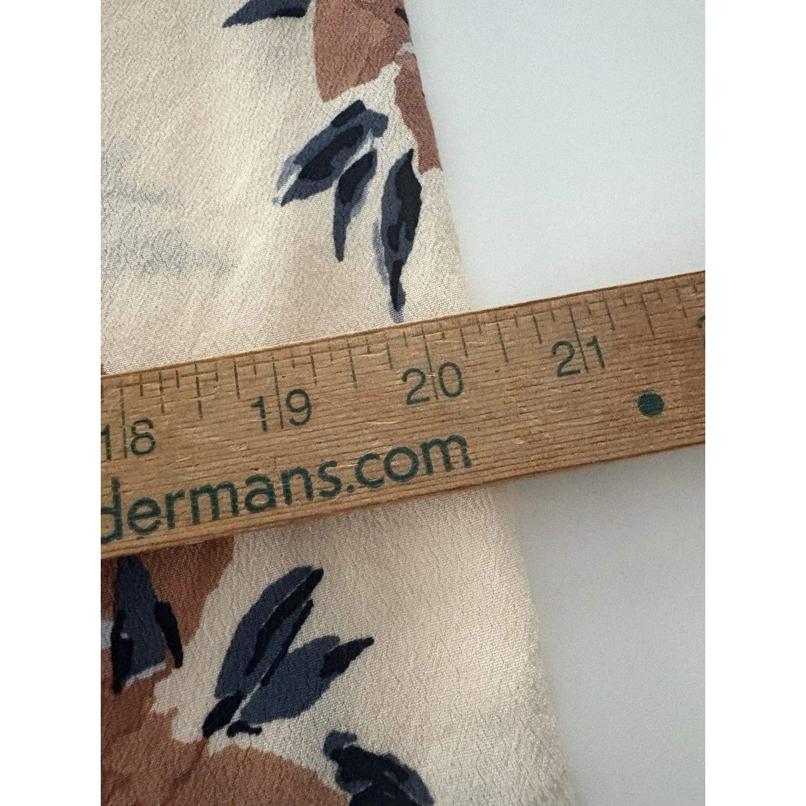 Saltwater Luxe Top Womens OS Ivory Floral Open Front Boho Festival Forest Kimono - Image 12