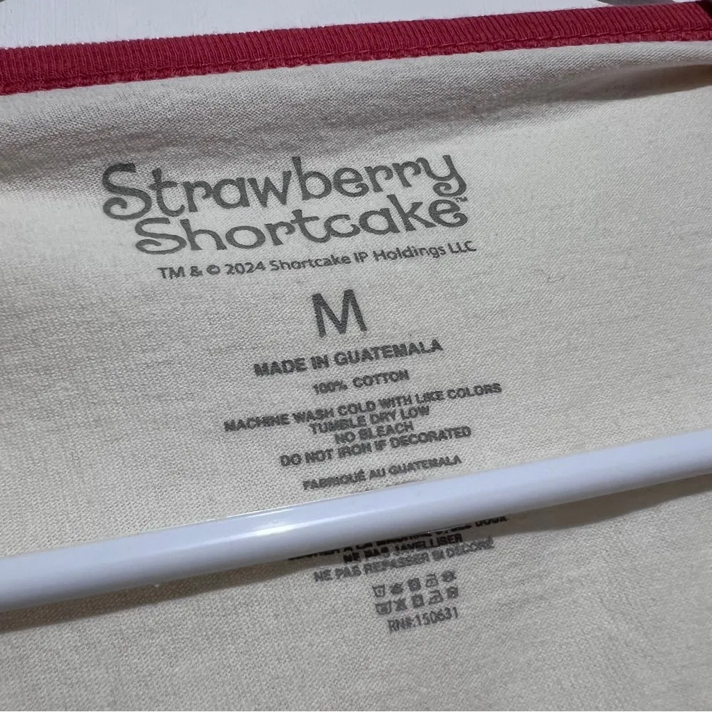 Shortcake Official Merchandise Adult Short Sleeve Shirt Size M :Box H: Gray Size M - Image 4