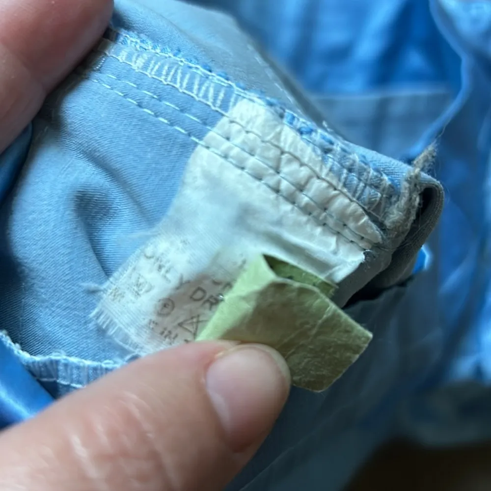 Blue silky shorts - Image 4