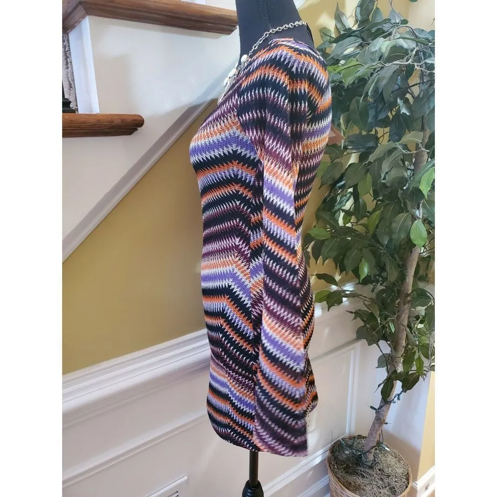 NWT Noble U Women Chevron Casual Dress S - Image 4