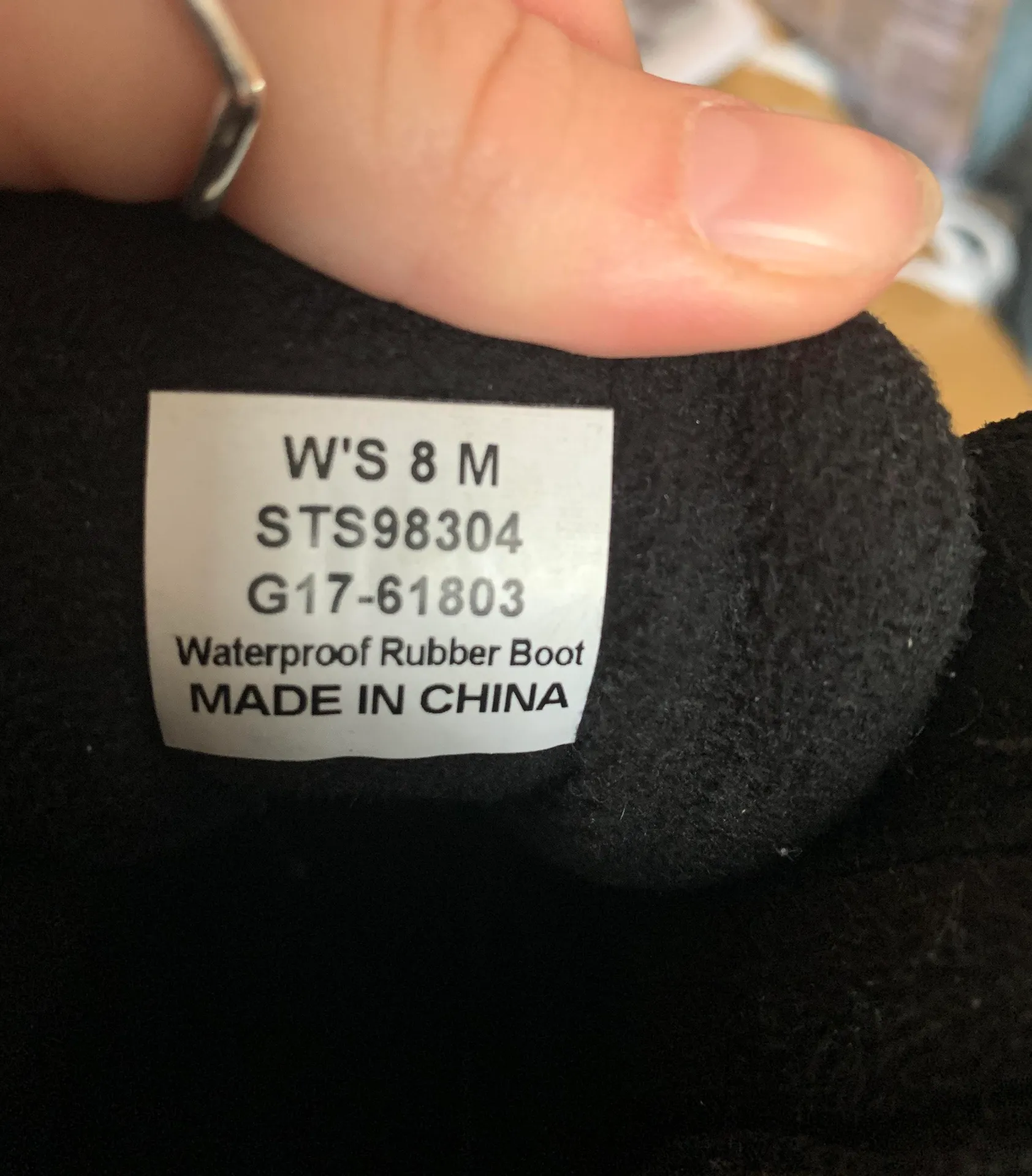 Sperry Black Duck Boots - Image 4