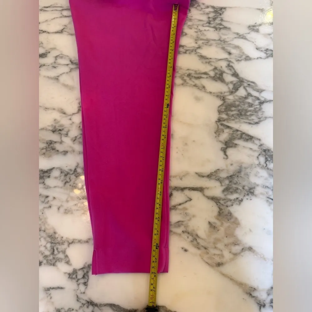 NWT French Connection Emiko Whisper Ruth Pants In Wild Rosa Sz 6 drawstring - Image 6