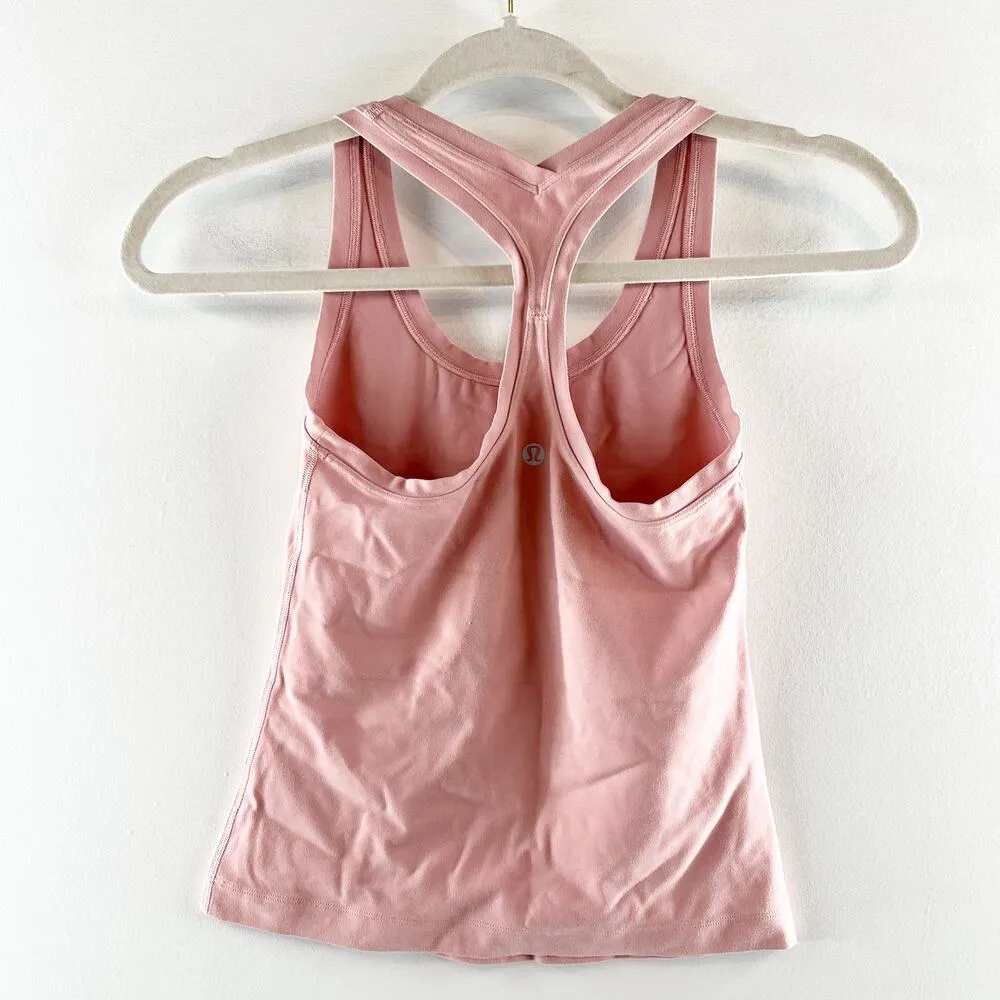 Lululemon Cool Racerback Tank Top Racing Length Pink 4 - Image 5