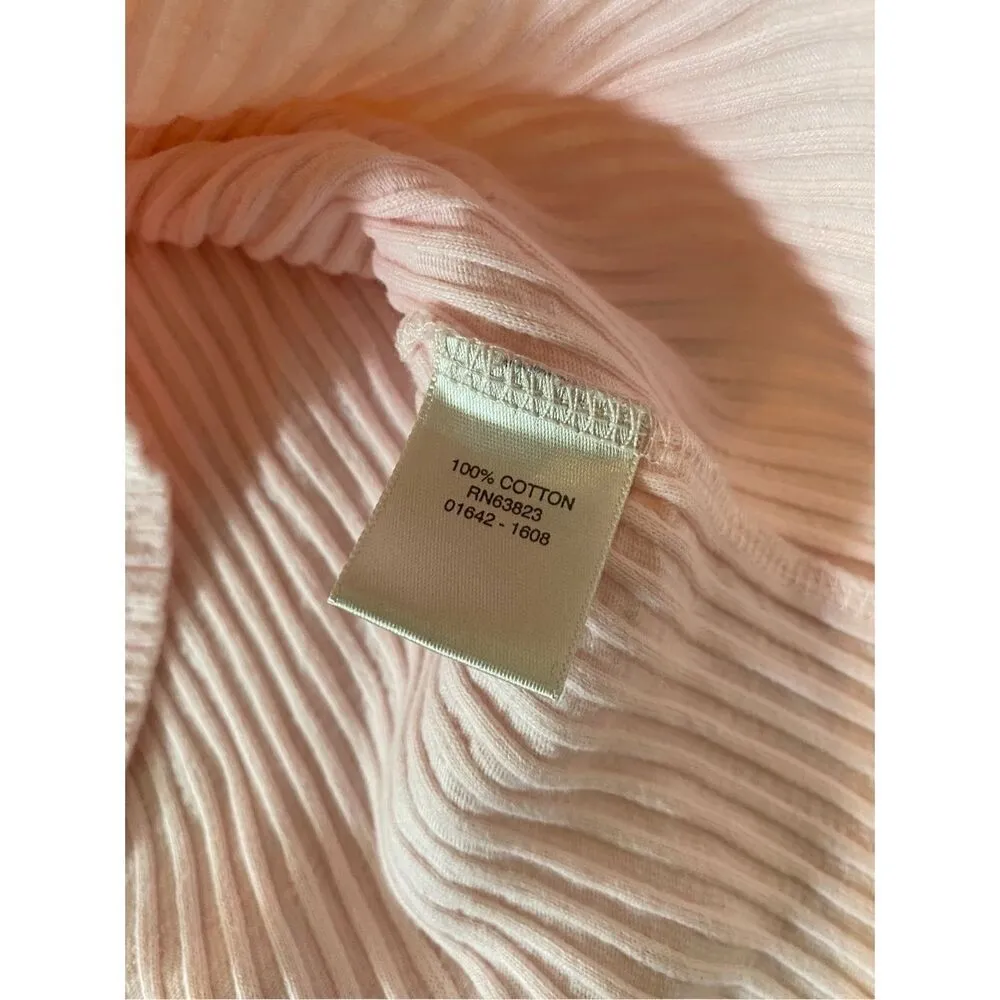 Christopher And Banks Textured T Shirt Work Office Workwear Size Medium Classic - Image 6