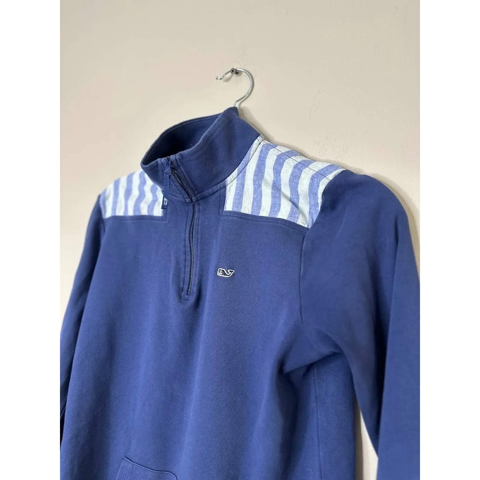 Vineyard Vines 1/4 Zip Pullover Sweatshirt Jacket Womens XS Navy Blue Nautical - Image 3