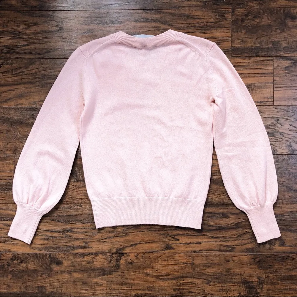 Everlane • The Cashmere Lantern Sweater pale pink Rose ballet blush pullover - Image 10