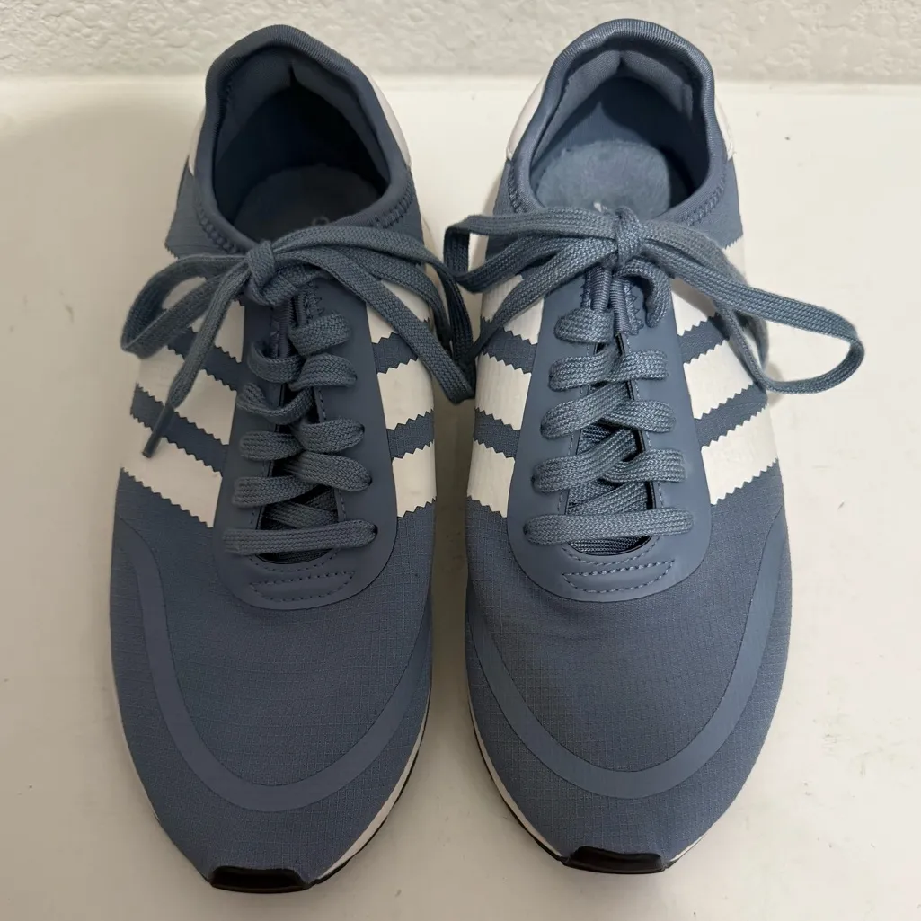 Adidas Women’s N-5923 Raw Grey Sneakers Trainers Size 7 Blue-Gray and White - Image 2