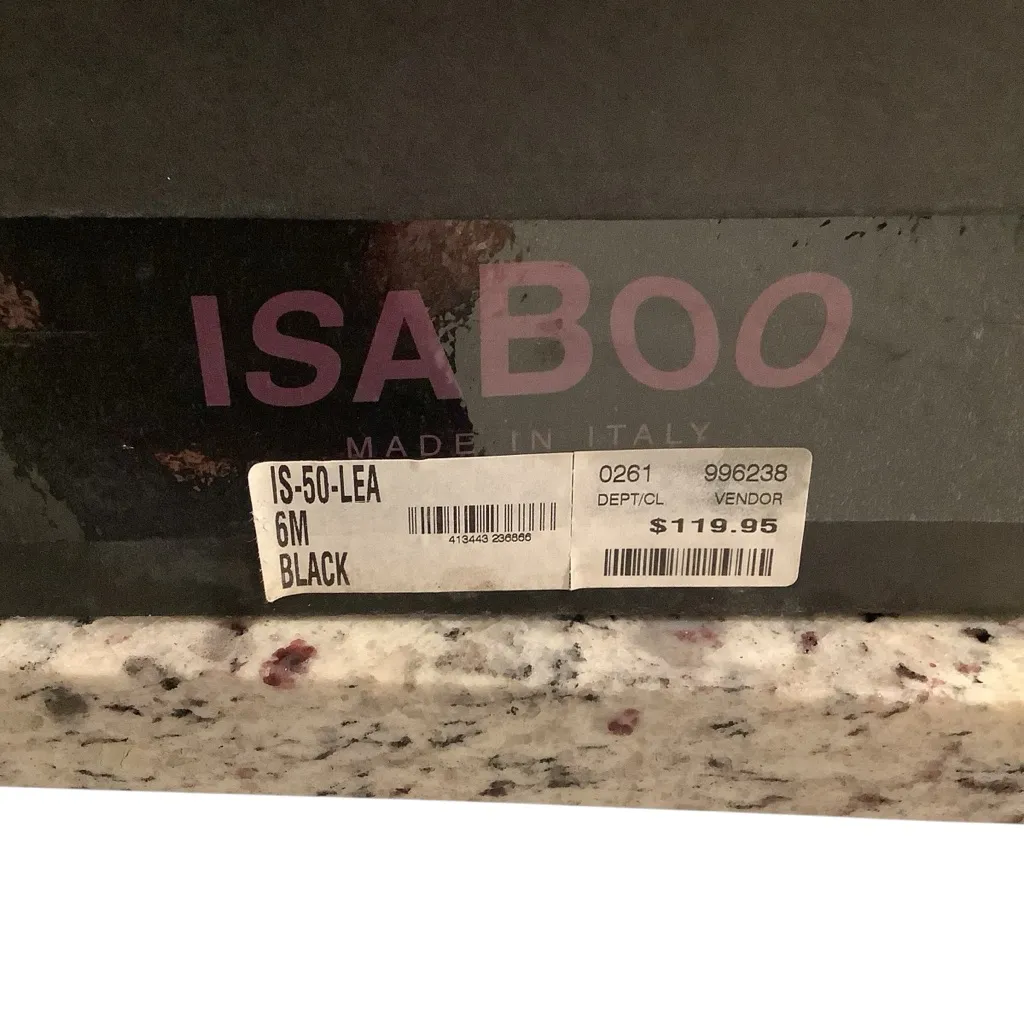 IsaBoo Vero Cuoio 100% Italian Leather Polka Dot High Heels 1991 Classics Sz 36. Black - Image 10