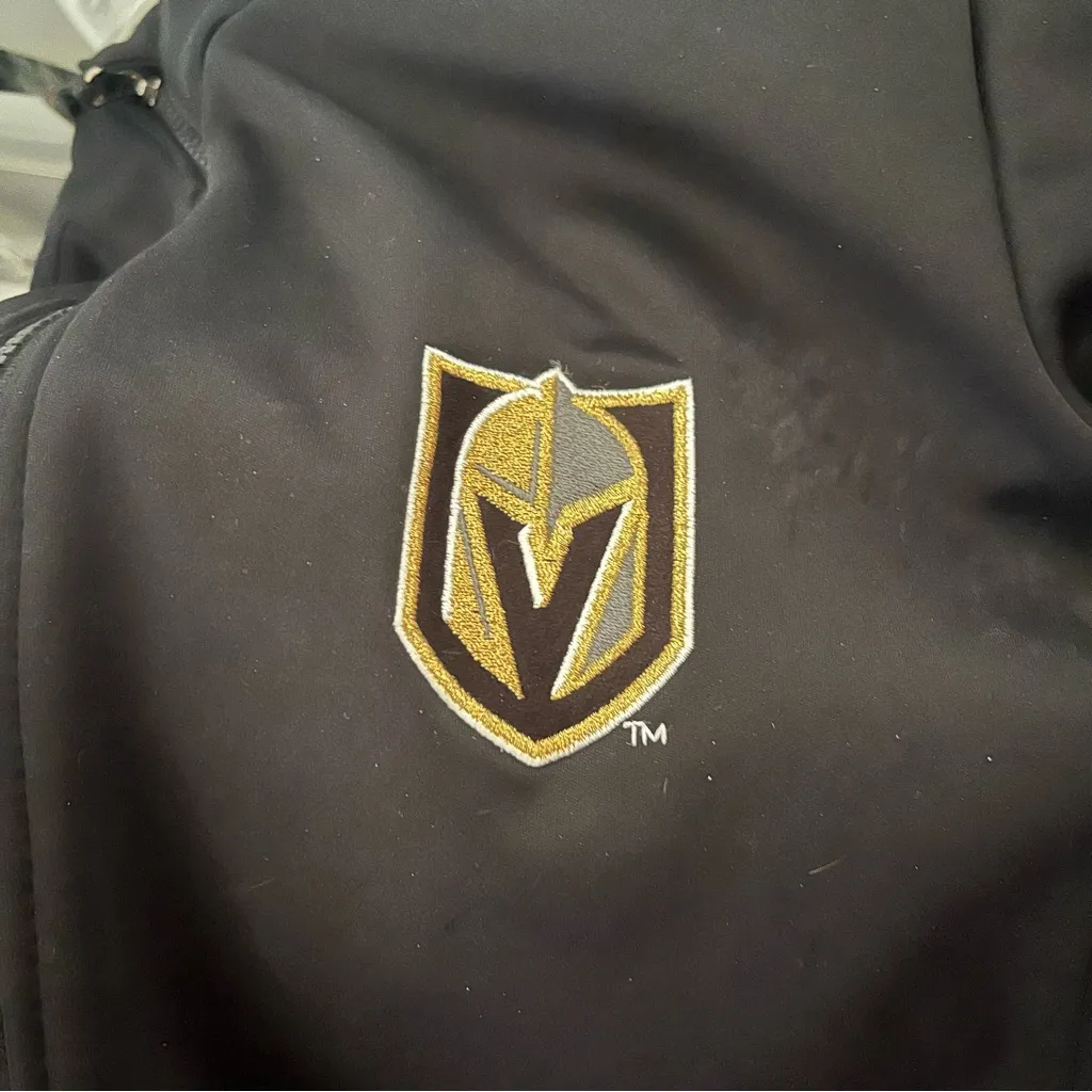 LAS VEGAS Golden Knights Black Hoodie Sweatshirt FANATICS VGK Womens Size Large - Image 5