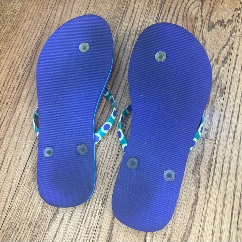 Vera Bradley | Heather Paisley Flip Flop Thongs Sandals Size M 7/8 - Image 10