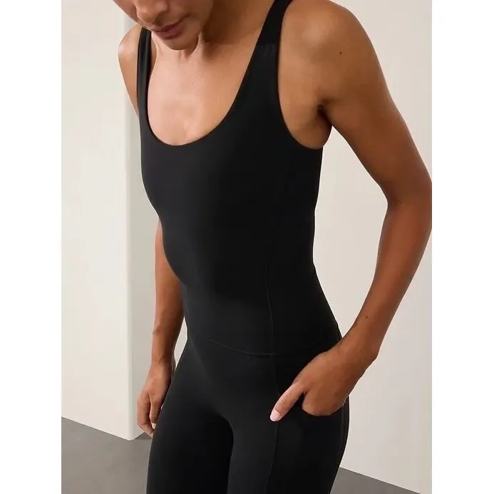 Athleta Salutation Bodysuit Black - Image 3