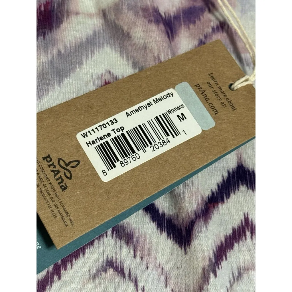 Prana Cap‎ Sleeve Harlene Top Shirt Size M Fitness Workout Preppy Athleisure NWT - Image 8