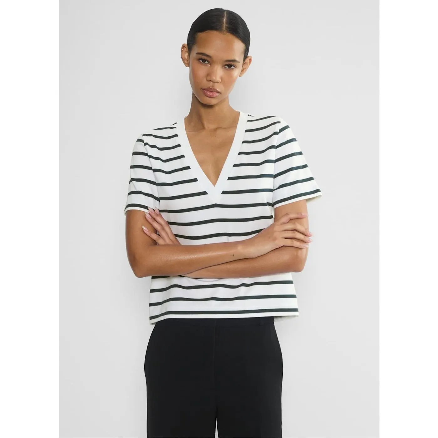 New Aritzia Babaton InterLock Cotton Verify T-Shirt - Image 3
