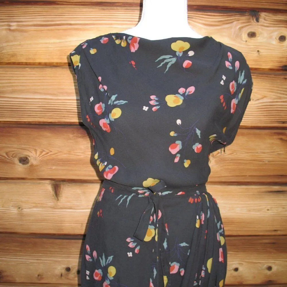 Phillip Lim 3.1 Floral Silk Asymmetrical Hem Dress - Image 2