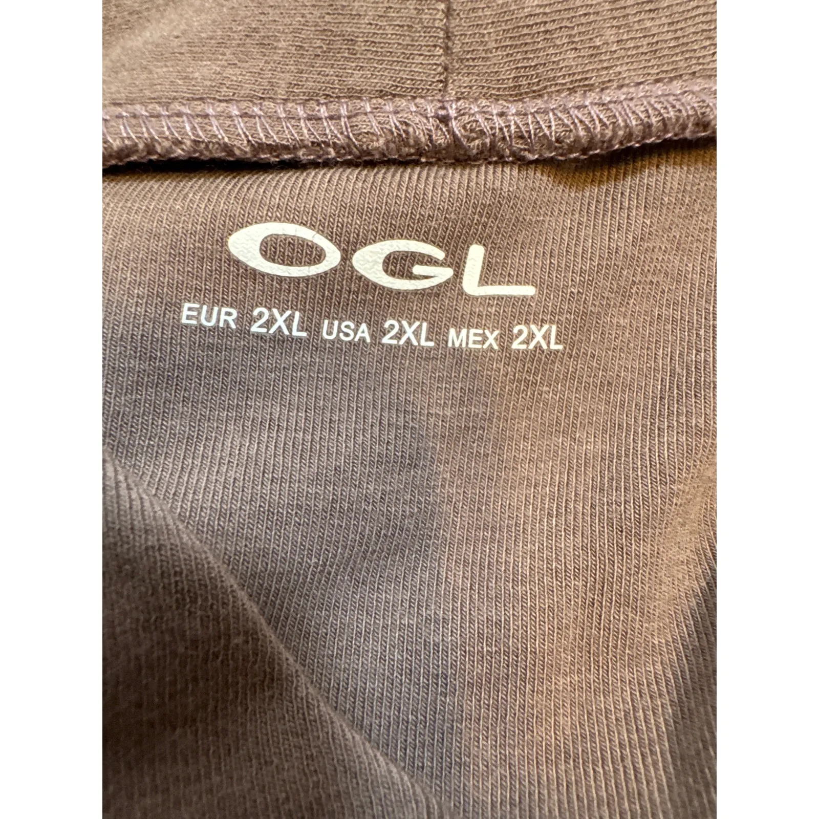 OGL Women's Size 2XL XXL Light Purple Long Sleeve Surplice Neck Top Shirt - Image 6