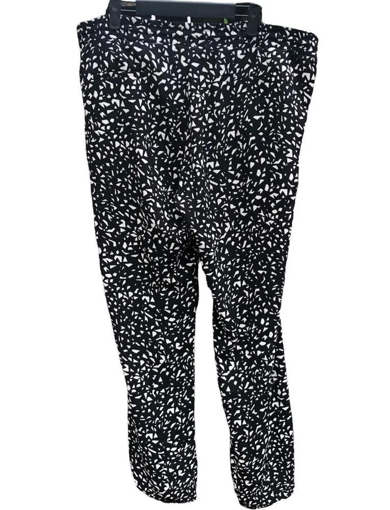 ZAC & RACHEL PULL ON CASUAL PANTS Black Size XL - Image 3