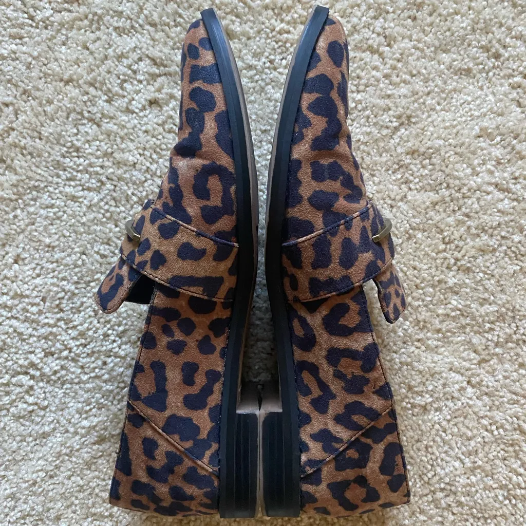 Franco Sarto Cheetah Print Loafers - Image 5