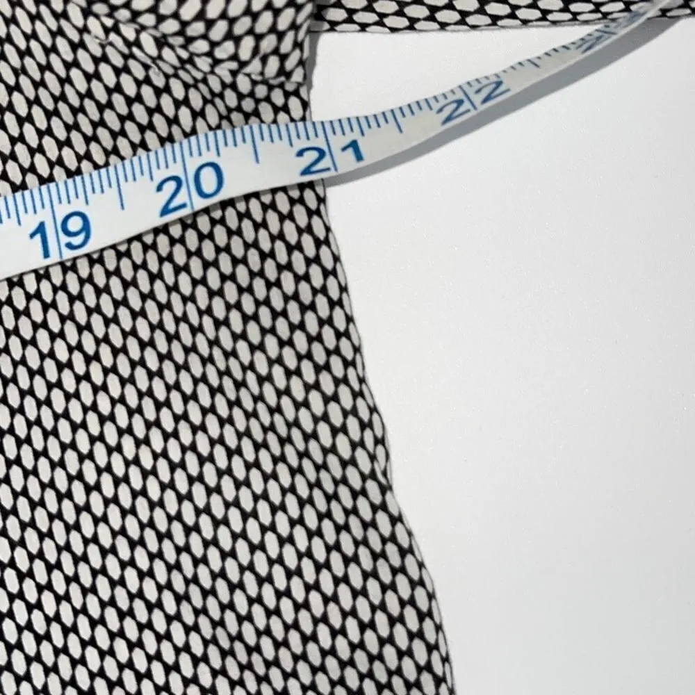 J. Crew Womens Button Up‎ Shirt Long Sleeve Top 100% Cotton Black White Size 10 - Image 5