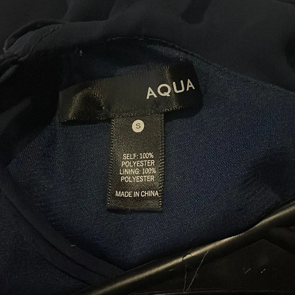 Venus Navy Halter Dress Size S - Image 5