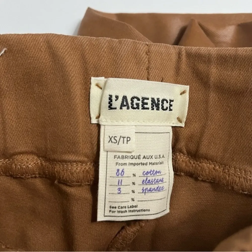 L’Agence • Rochelle Coated Hazelnut Pull On Skinny - Image 40