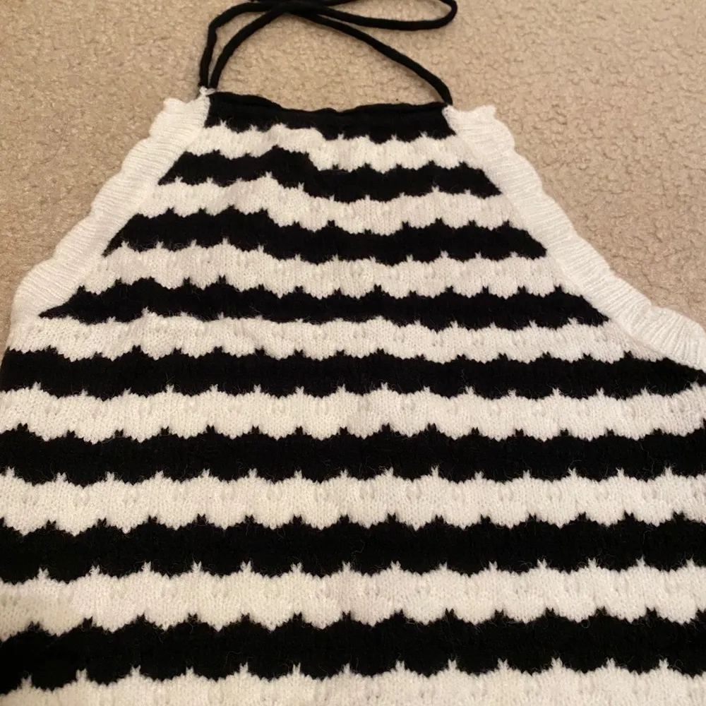 Handmade crochet women tank top crop top size XS - Image 5