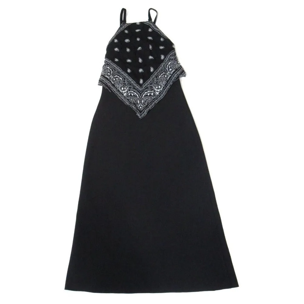 NWT Dion Lee Bandana Bias Slip Midi in Black Tank Dress US 0 / AU 4 $750 - Image 8