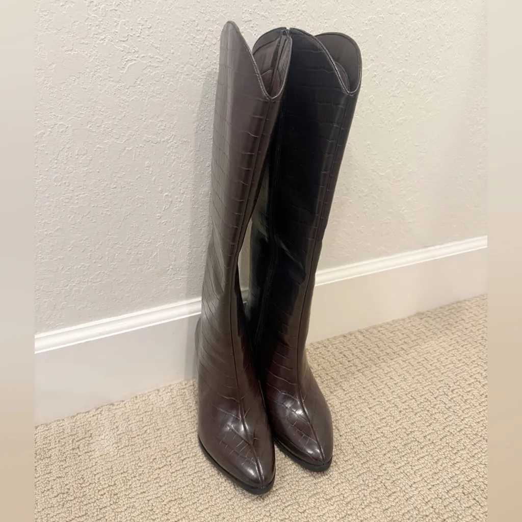 TARGET A NEW DAY Women’s Cairo Boots size 6 Brown with Memory Foam Insoles NWOT - Image 4