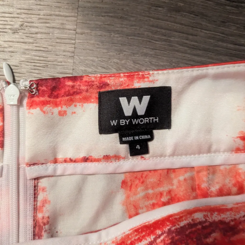 W By Worth Silk Blend Wide Leg Pants Size 4 - Image 4