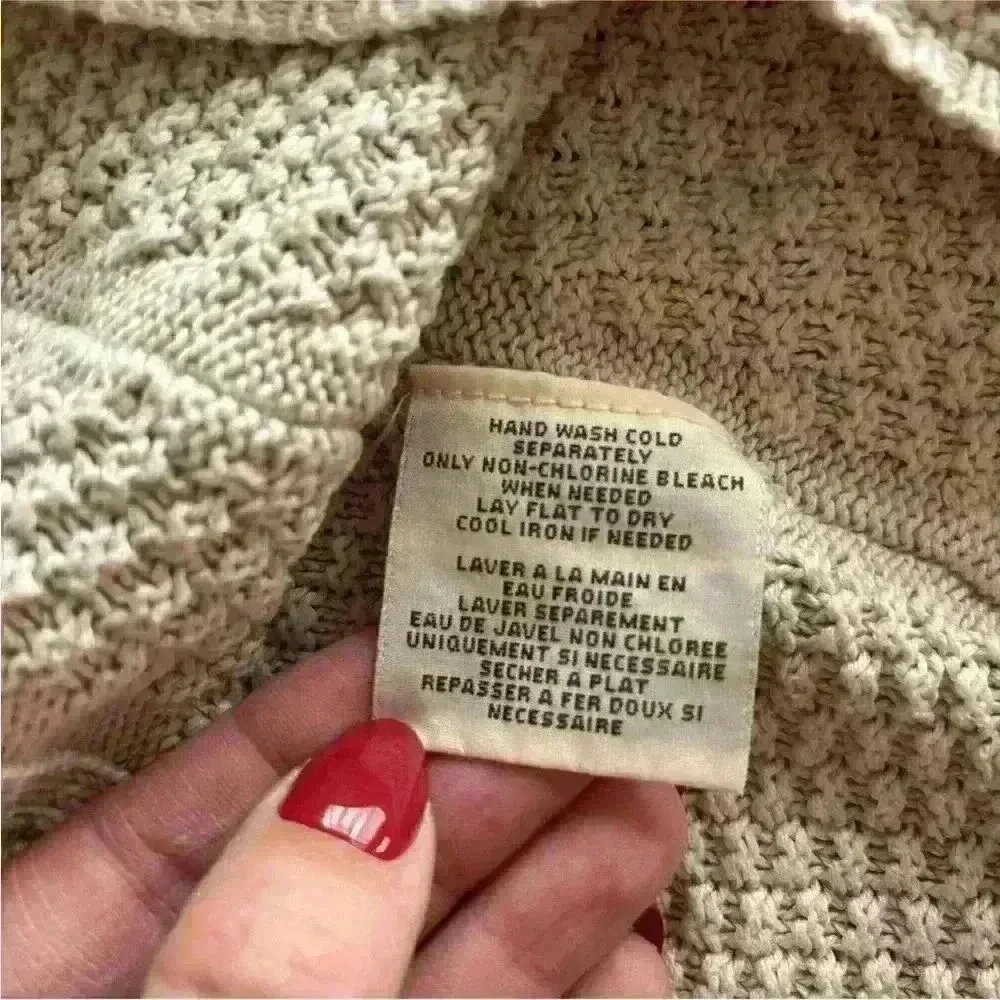 Denim & Supply Ralph Lauren Womens Cable Knit Sweater Size Small Cotton - Image 6