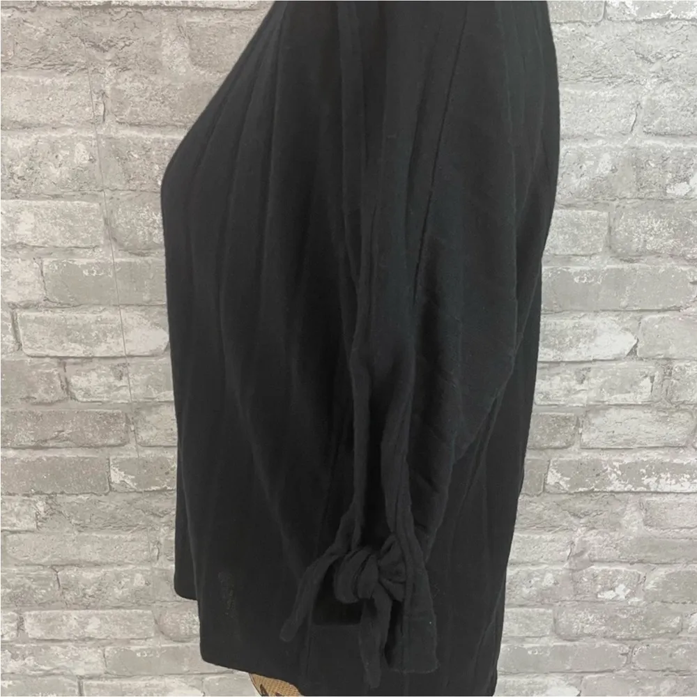 Bobeau Ribbed Black Top - Image 3