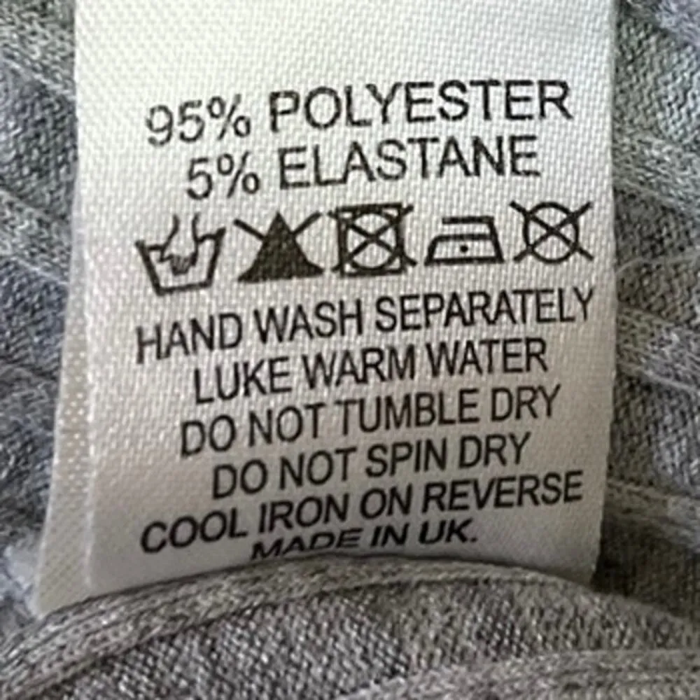 Missguided Gray Ribbed Stretch Knit Tie Waist Bodycon Pencil Midi Skirt Size 4 - Image 5