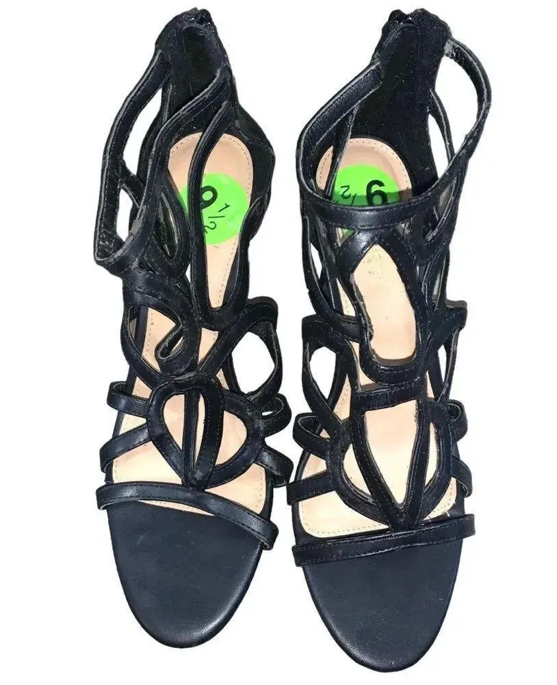 REPORT strappy dress heels Black Size 9.5 - Image 3