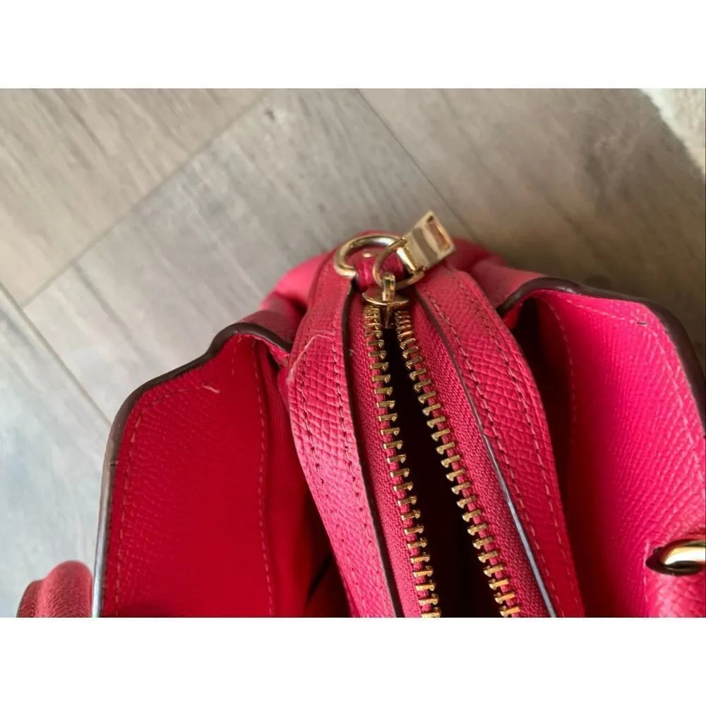 COACH Signature Mini Lillie Carryall pink and gold hardware - Image 7