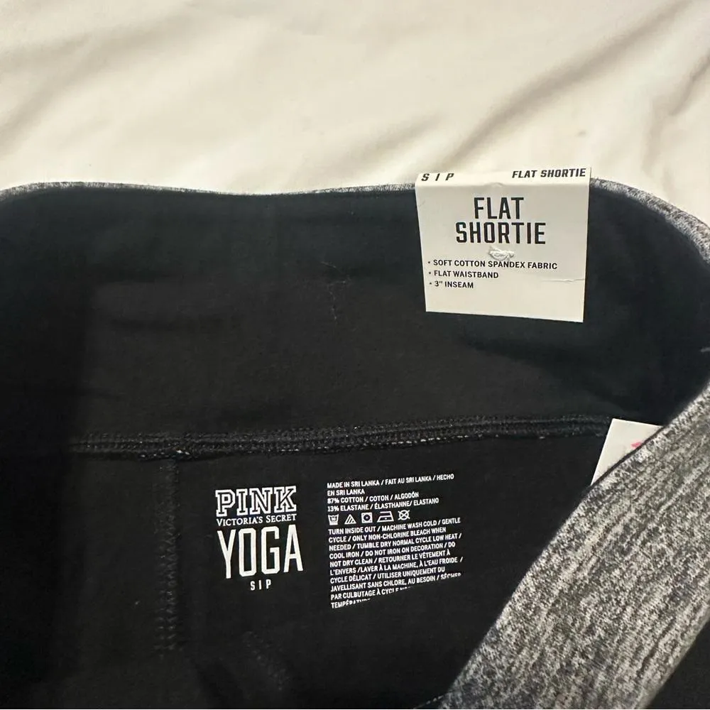 Y2K PINK Victoria Secret YOGA SHORTIE SHORTS - Image 3