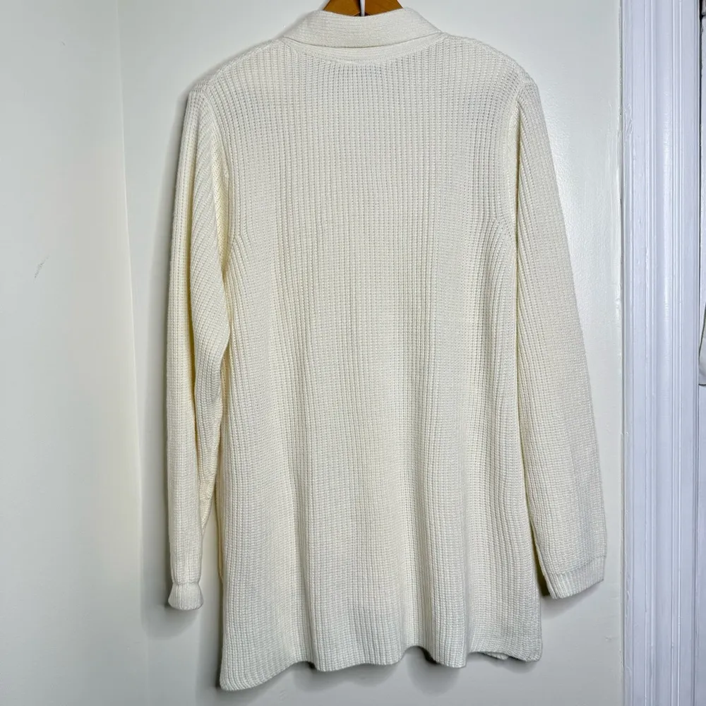 Vintage Blair Cardigan Sweater Women’s Size XL Cream Grannycore Cozy Neutral - Image 4