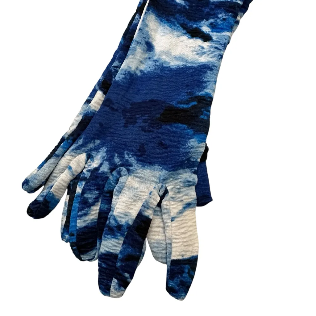 Miscreants Blue One Shoulder Bodycon Ruched‎ Mini Dress Detachable Gloves US 10 Size 8 - Image 6