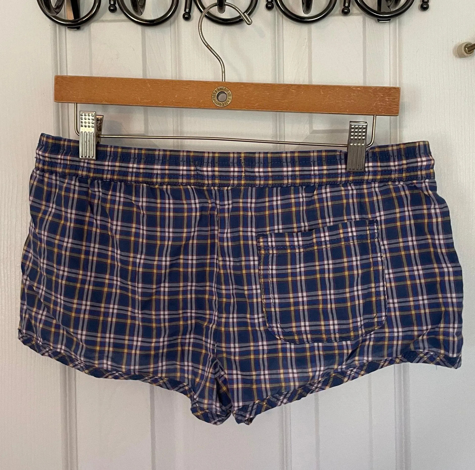 Y2K  Plaid Pajama Shorts - Image 6