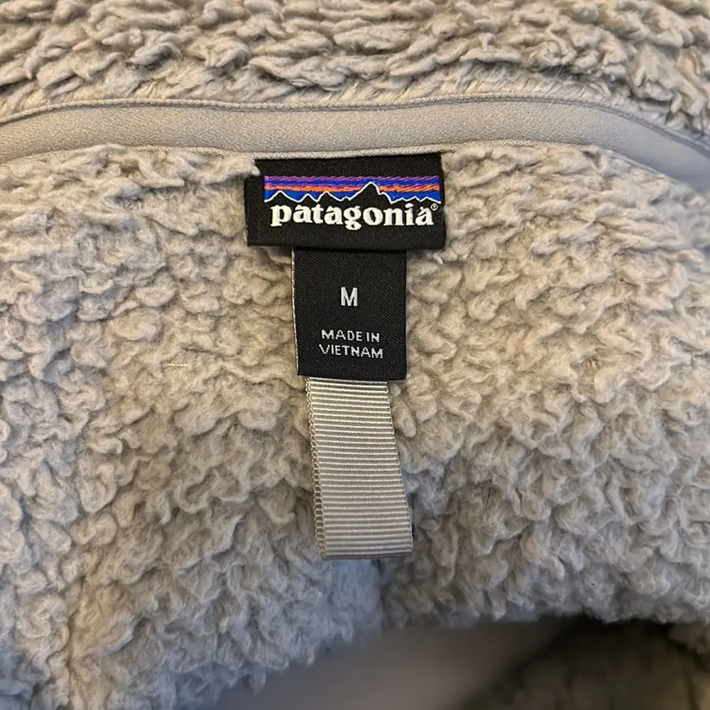 Patagonia Worn Wear Gray Fleece Quarter Zip Pullover - Image 7