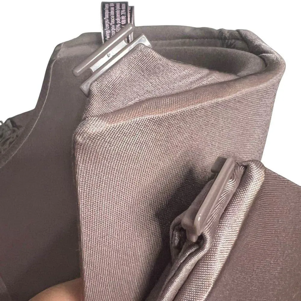 Victorias Secret Very Sexy Plunge Bra 34D Brown Racerback Push Up Padded Strappy - Image 7