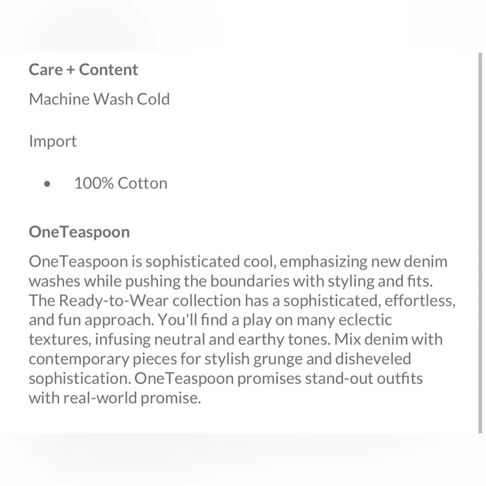 One Teaspoon Nixie Purple Rain Free People oversized shirt dress- flaw - Image 10