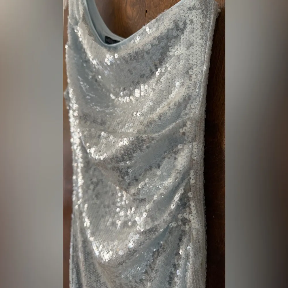 Wild Fable Light blue sequin mini dress - Image 3