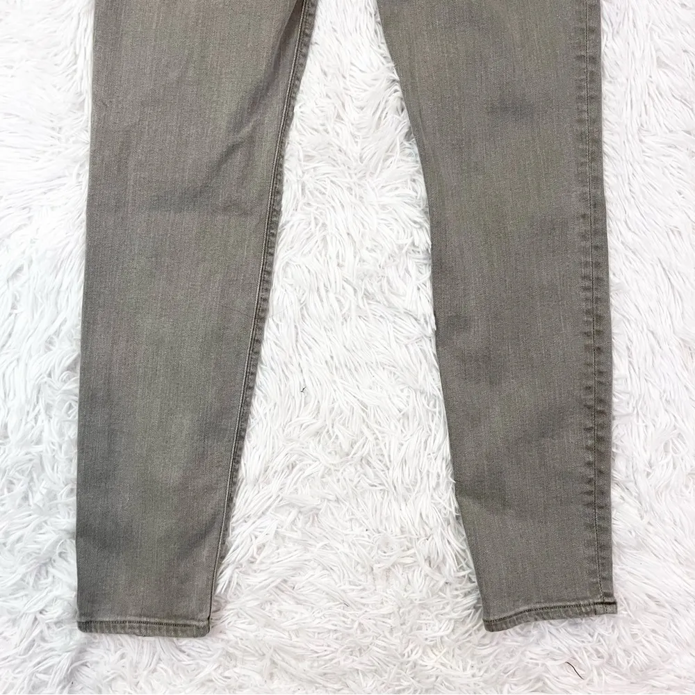 HUDSON Women’s Mid-Rise Olive Green Krista Super Skinny Jeans 28 - Image 7